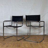 Marcel Breuer MG5 típusú csővázas bauhaus bőrszék [ár/db]