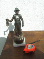 Szobor bányász