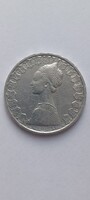 Ezüst 500 Líra  1965-ös ? kiadás, (Ag.835) Olaszország