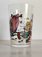 Asterix és Obelix eredeti francia üvegpohár gyűjtői darab