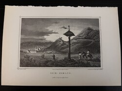 Csíksomlyó - Hunfalvy - Rohbock acélmetszet, reprint, Erdély, Románia