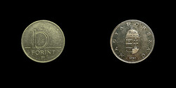 10 FORINT - EREDETI MAGYAR CÍMERREL - 2021