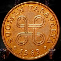 Finnország 1 penni, 1963 C06E4