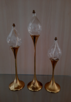 Olajmécses, 3 darabos, Freddie Andersen Designg, 1970.