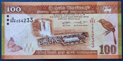 Sri Lanka 100 Rupees / Rúpia 2022, AUNC.