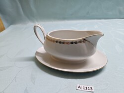 A1113 MZ Csehszlovák porcelán szószos kiöntő 21x14