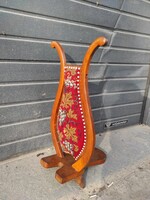 Antik biedermeier bútor szerszám bor borászat szőlő gobelin kézimunka 843 6627