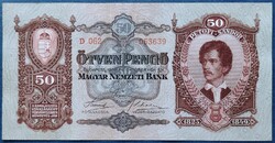50 Pengő 1932, EF+.