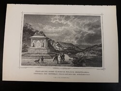 Skariatin orosz tábornok Segesvár - Hunfalvy - Rohbock acélmetszet, reprint, Erdély, Románia