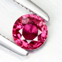 0.25ct 3.7mm Gyönyörűséges Rubin Ékkő, High-End minőség