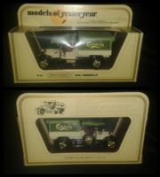 MATCHBOX Yesteryears 1973 Y-13 CROSSLEY CARLSBERG levehető ponyvás Made in ENGLAND