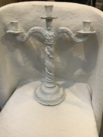 Herendi fehér 3 ágú gyertyatartó nagy méret 42 cm magas!(01)