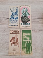 4db Számolócédula Törley stb.