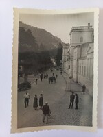 Régi fotó Románia - Herkulesfürdő utcakép kb. 1950-es évek eleje