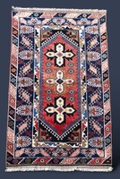 Vintage Kazak szőnyeg