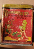 Maharadzsa fém teás doboz