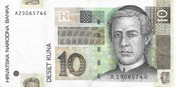 10 kuna 2001 Horvátország 1.