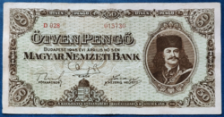50 Pengő 1945 VF+.