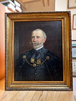 Férfi portré - Vass Elemér festménye