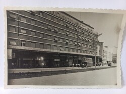 Régi fotó Szerbia Vajdaság Vojvodina emeletes busszal 1950-es évek eleje