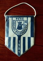 Pécs , Baromfifeldolgozó SE .Zászló 1981.