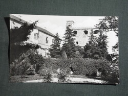 Képeslap,Sárospatak,Rákóczi vár,lakótorony,múzeum látkép részlet, 1960-