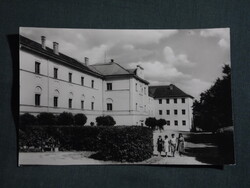 Képeslap,Sárospatak,Ref. tanitóképző,kollégium látkép részlet, 1961-