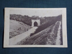 Képeslap,Abaliget,Alagút bejárata,Magyarország második leghosszabb vasút alagútja,Taizs kiadás,1930-