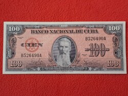Kubai 100 pesos bankjegy 1959 RITKA!