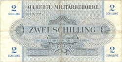 2 schilling 1944 Ausztria Militarbehörde katonai 4.