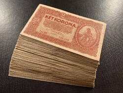 ***  100 db ropogós (!) 1920-as 2 korona ***