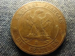 Franciaország III. Napóleon (1852-1870) 10 Centimes 1855 B