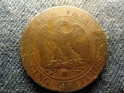 Franciaország III. Napóleon (1852-1870) 5 Centimes 1855 BB