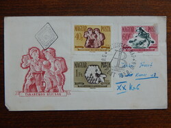 FDC 1958. Takarékos ifjúság