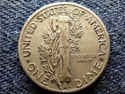 USA Mercury Dime .900 Ezüst 1 Dime 1944