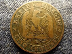 Franciaország III. Napóleon (1852-1870) 5 Centimes 1861 BB