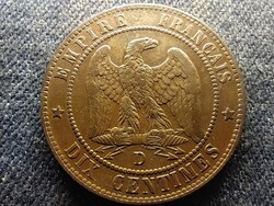Franciaország III. Napóleon (1852-1870) 10 Centimes 1855 D