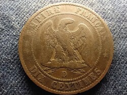 Franciaország III. Napóleon (1852-1870) 10 Centimes 1853 D