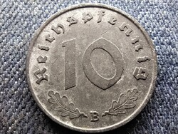 Németország Horogkeresztes 10 birodalmi pfennig 1940 B