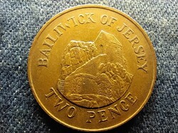Jersey II. Erzsébet St. Helier remetelak 2 penny 1987