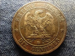 Franciaország III. Napóleon (1852-1870) 10 Centimes 1855 BB