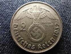 Németország Horogkeresztes .625 ezüst 2 birodalmi márka 1937 G