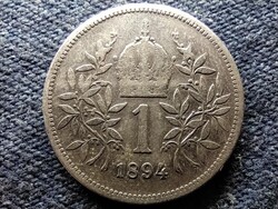 Ausztria Ferenc József Osztrák-Magyar .835 ezüst 1 Korona 1894