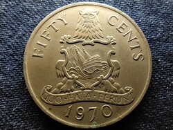 Bermuda II. Erzsébet (1952-1961) 50 Cent 1970