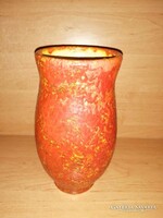 Mid-century kerámia váza - 22 cm magas (3/d)