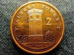 Man-sziget II. Erzsébet Albert torony 2 penny 2007