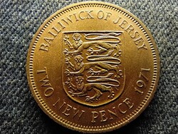 Jersey II. Erzsébet 2 új penny 1971