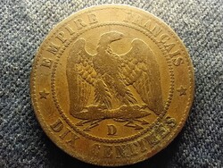 Franciaország III. Napóleon (1852-1870) 10 Centimes 1854 D