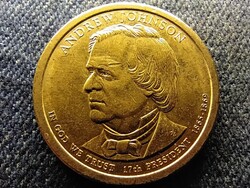USA Elnöki dollár érme sorozat Andrew Johnson 1 Dollár 2011 D