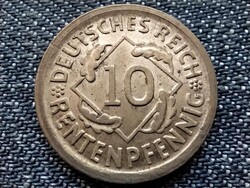 Németország Weimari Köztársaság (1919-1933) 10 Rentenpfennig 1924 D